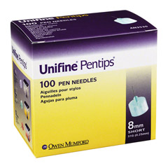 UNIFINE Pentips Kanüle 31 G 8 mm