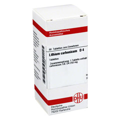 LITHIUM CARBONICUM D 4 Tabletten