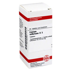 CALCIUM SULFURICUM D 3 Tabletten