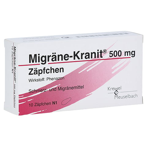 Migräne-Kranit 500mg 10 Stück N1