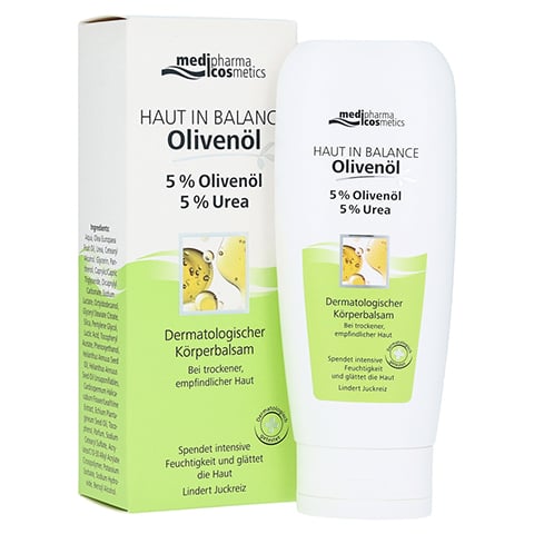 medipharma Haut in Balance Olivenöl Dermatologischer Körperbalsam 5% 200 Milliliter