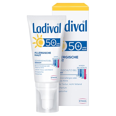 Ladival Allergische Haut Gel LSF 50+ 50 Milliliter