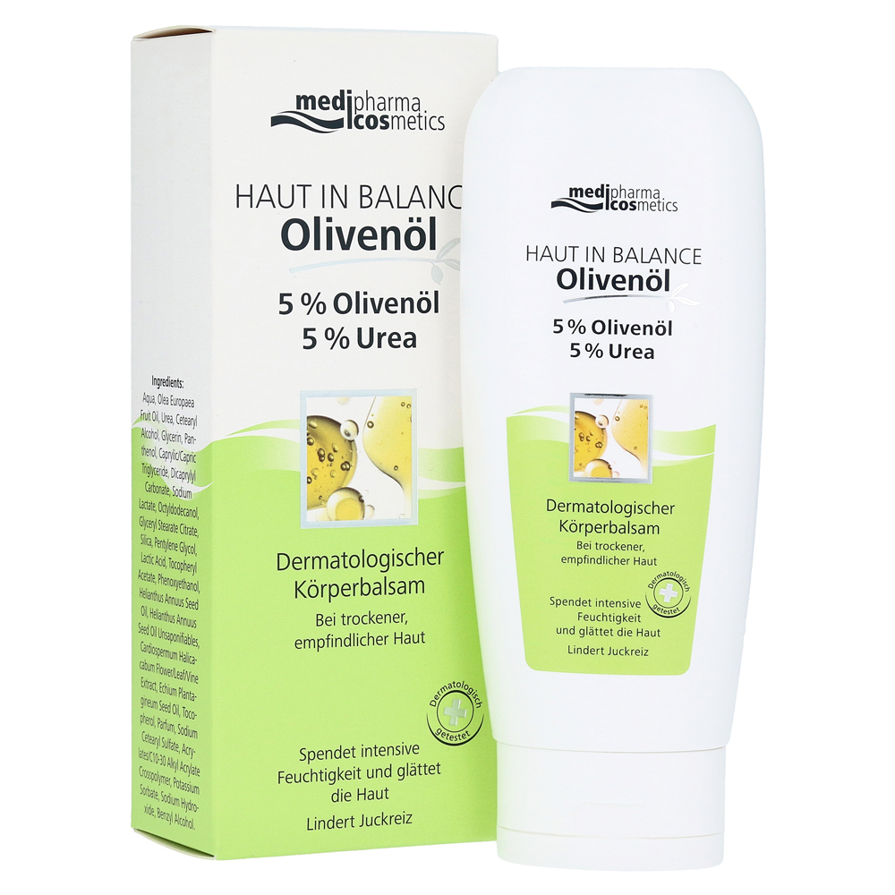 medipharma Haut in Balance Olivenöl Dermatologischer Körperbalsam 5% 200 Milliliter