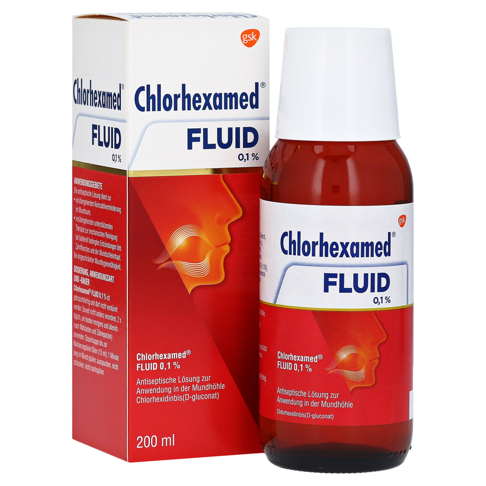 Erfahrungen zu Chlorhexamed Fluid 0,1%, 200 Milliliter.