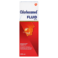 Chlorhexamed Fluid 0,1% 200 Milliliter - Vorderseite
