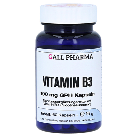 VITAMIN B3 100 mg GPH Kapseln 60 Stück