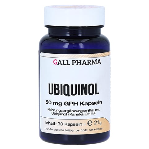 UBIQUINOL 50 mg GPH Kapseln 30 Stück