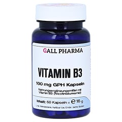 VITAMIN B3 100 mg GPH Kapseln 60 Stück