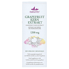 BIO Grapefruit Kern Extrakt, 1200 mg 50 Milliliter - Vorderseite