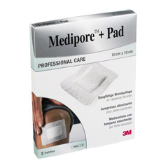 MEDIPORE+Pad 3M 10x10cm 3566NP Pflaster