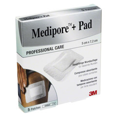 MEDIPORE+Pad 3M 5x7,2cm 3562NP Pflaster