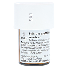 STIBIUM METALLICUM PRAEPARATUM D 10 Trituration 20 Gramm N1
