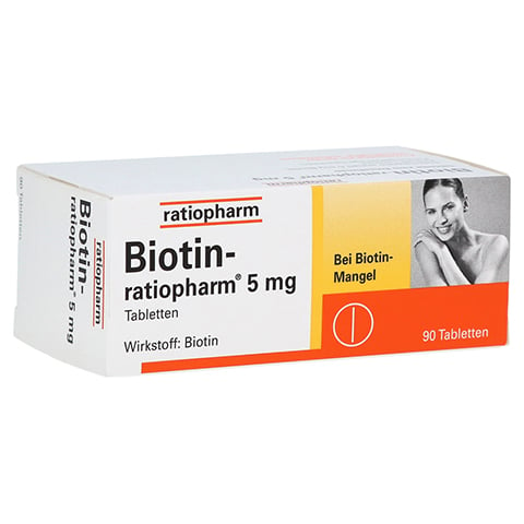 Biotin-ratiopharm 5mg 90 Stück