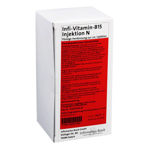 INFI VITAMIN B 15 Injektion N 50x1 Milliliter N2