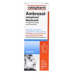 Ambroxol-ratiopharm Hustensaft 100 Milliliter N1 - Vorderseite