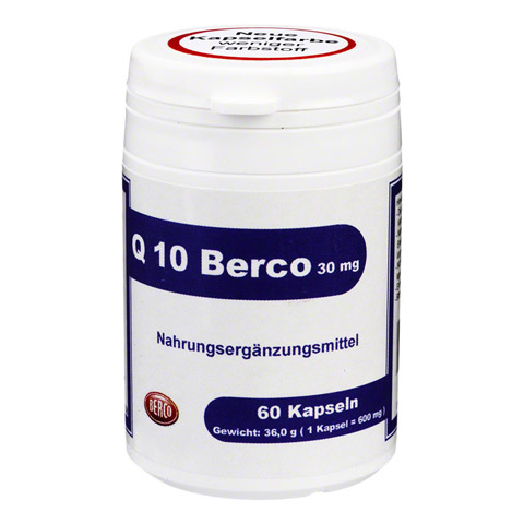 Q10 BERCO 30 mg Kapseln 60 Stck