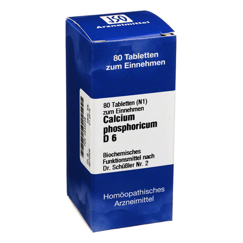 BIOCHEMIE 2 Calcium phosphoricum D 6 Tabletten 80 Stck N1