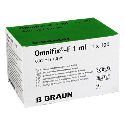 OMNIFIX F Duo Spr.1 ml 25 G 0,5x16 mm latexfrei 100x1 Milliliter