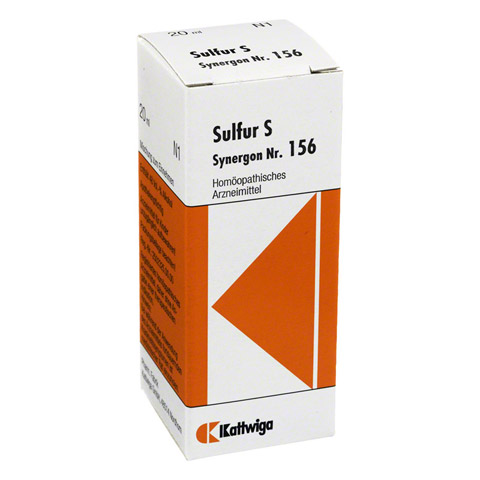 SYNERGON KOMPLEX 156 Sulfur S Tropfen 20 Milliliter
