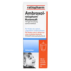 Ambroxol-ratiopharm Hustensaft 100 Milliliter N1 - Rückseite