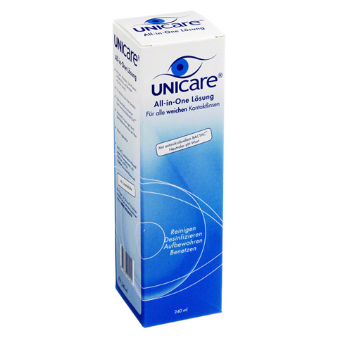 UNICARE All-in-One Lsg.f.alle weichen Kontaktlins. 240 Milliliter