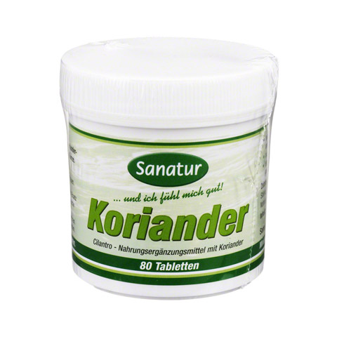 KORIANDER 570 mg Tabletten 80 Stck