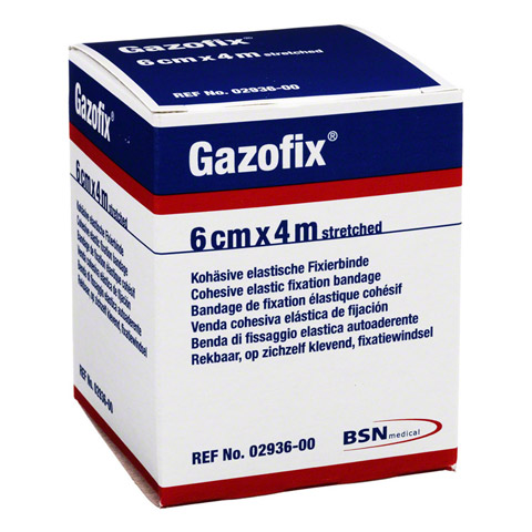 GAZOFIX Fixierbinde 6 cmx4 m hautf. 1 Stck