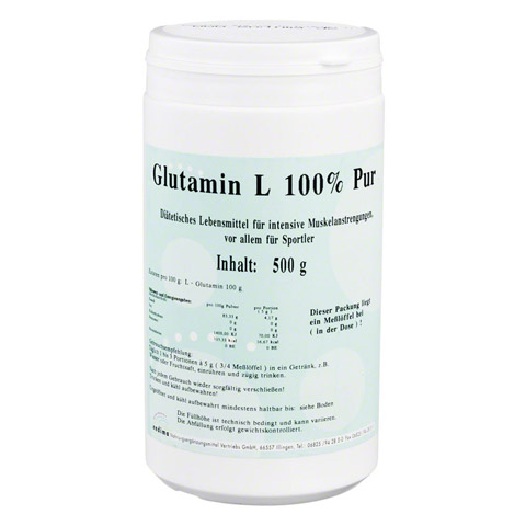 GLUTAMIN-L 100% Pur Pulver 500 Gramm