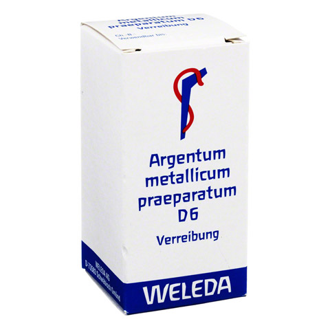 ARGENTUM METALLICUM praeparatum D 6 Trituration 20 Gramm N1