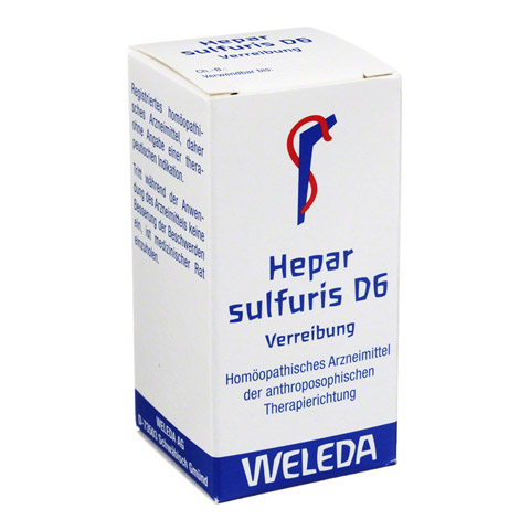 HEPAR SULFURIS D 6 Trituration 20 Gramm N1
