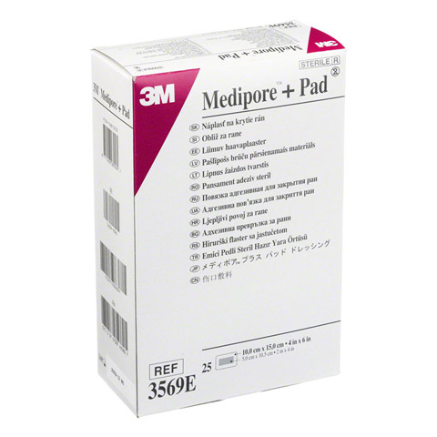 MEDIPORE Plus Pad 3569E steriler Wundverband 25 Stck