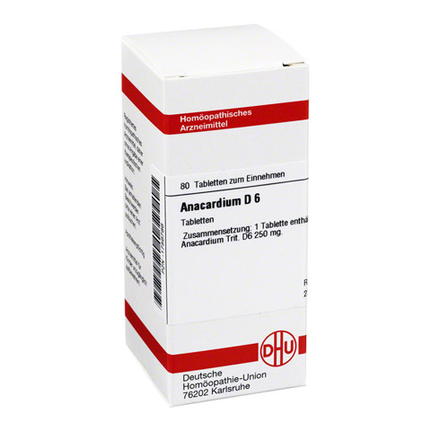 ANACARDIUM D 6 Tabletten 80 Stck N1