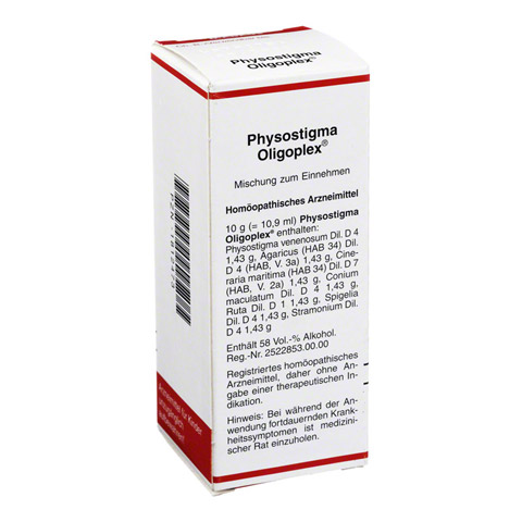 PHYSOSTIGMA OLIGOPLEX Liquidum 50 Milliliter N1