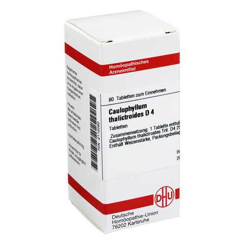 CAULOPHYLLUM THALICTROIDES D 4 Tabletten 80 Stck N1