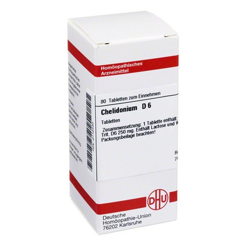 CHELIDONIUM D 6 Tabletten 80 Stck N1