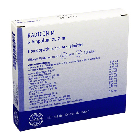 RADICON M Injektionslsung 5x2 Milliliter N1