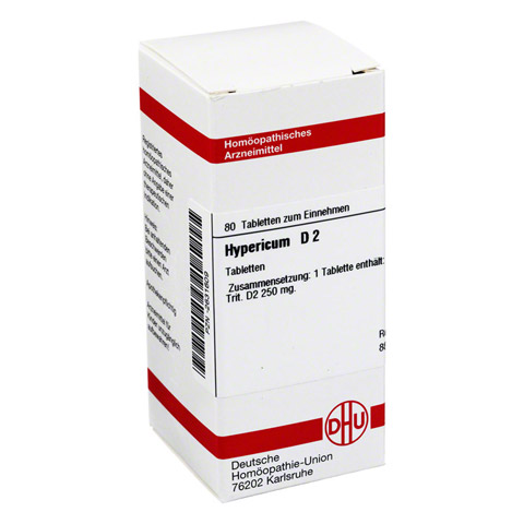 HYPERICUM D 2 Tabletten 80 Stck N1