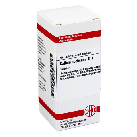 KALIUM ACETICUM D 4 Tabletten 80 Stck N1