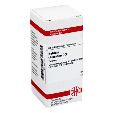 NATRIUM CHLORATUM D 3 Tabletten 80 Stck N1