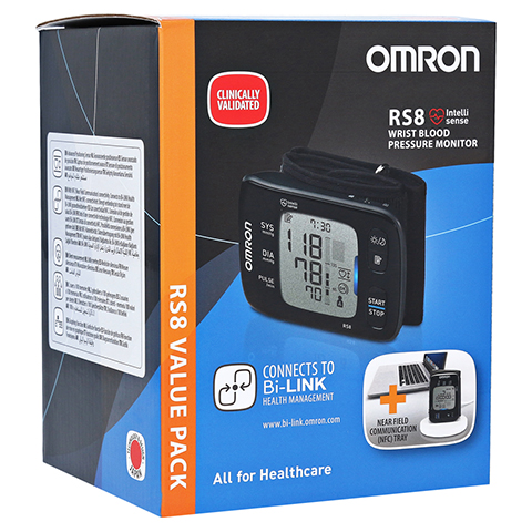 OMRON RS8 Handgelenk BMG m.NFC Auslesemodul 1 Stck