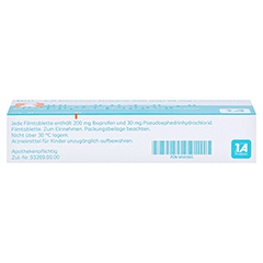 Ibu-1A Pharma Grippal 200mg/30mg 20 Stück N1 - Oberseite