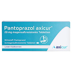 Pantoprazol axicur 20mg 14 Stck - Vorderseite