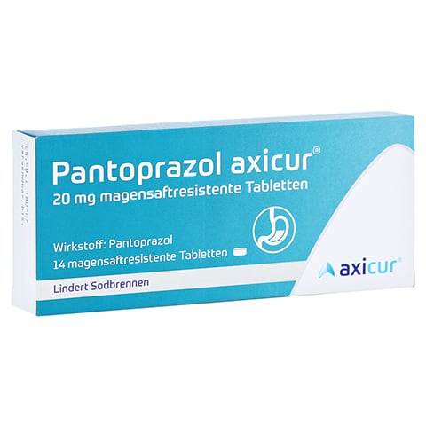 Pantoprazol axicur 20mg 14 Stck