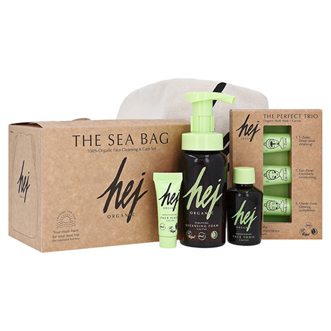 HEJ ORGANIC The Sea Bag - Organic Face Cleansing & Care Set 1 Packung