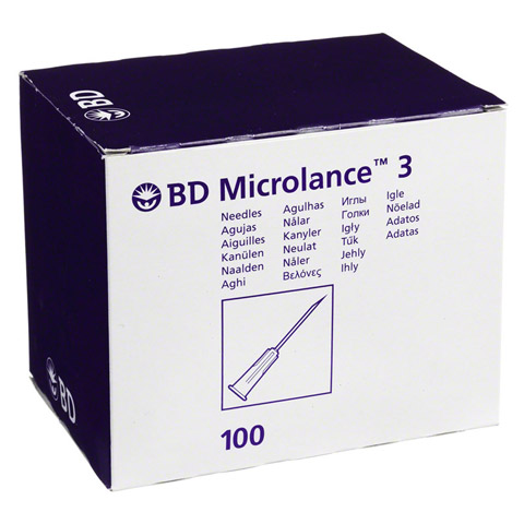 BD MICROLANCE Kanüle 18 G 1 1/2 40 mm trans. 100 Stück