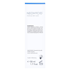 NEO Hycid 10% Fruchtsäure Gel 50 Milliliter - Rückseite