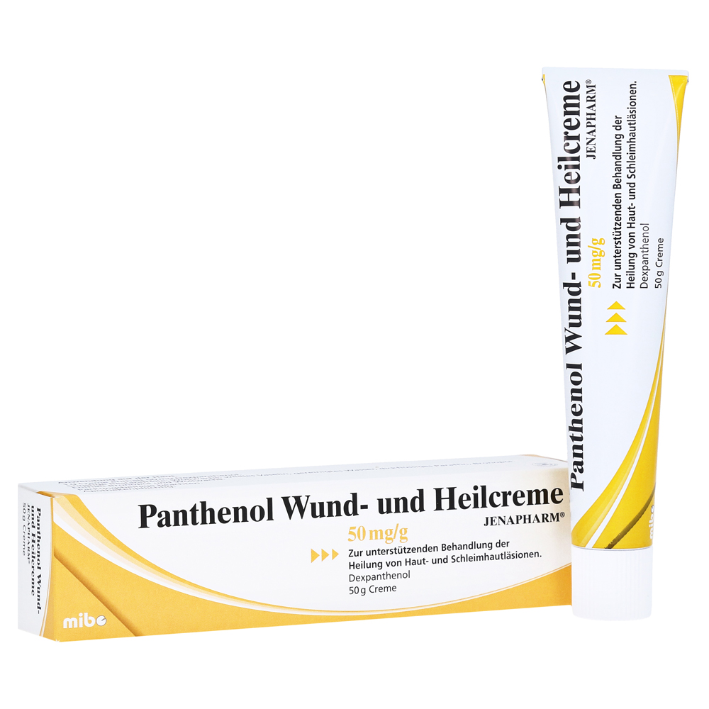 Panthenol Wund- und Heilcreme JENAPHARM 50mg/g Creme 50 Gramm