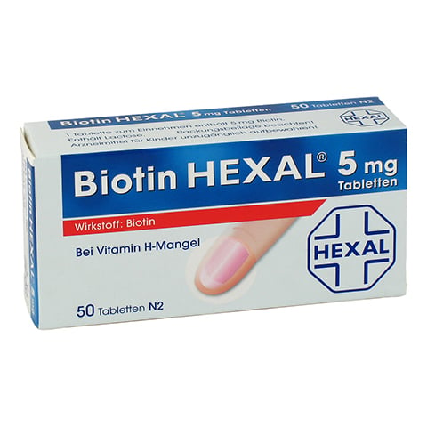 Biotin HEXAL 5mg 50 Stück N2