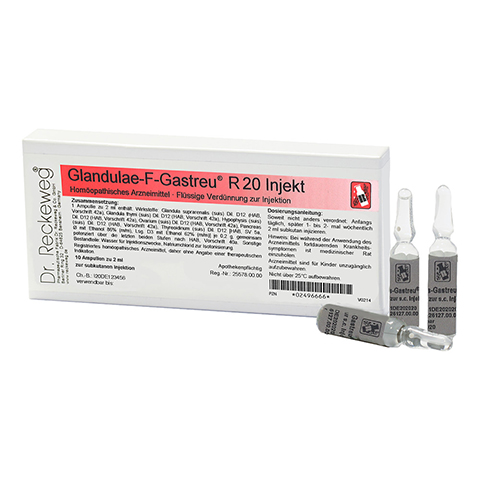 GLANDULAE-F-Gastreu R20 Injekt Ampullen 10x2 Milliliter N1