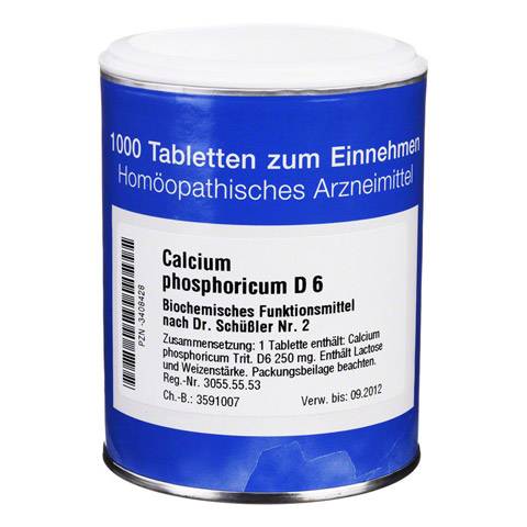 BIOCHEMIE 2 Calcium phosphoricum D 6 Tabletten 1000 Stck